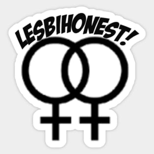 Lesbihonest! Sticker